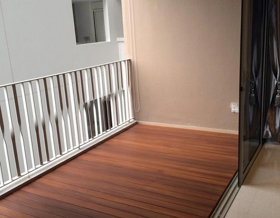 Wood Decking For Your Balcony, Extra Wide Wood Laminate Flooring Singapore